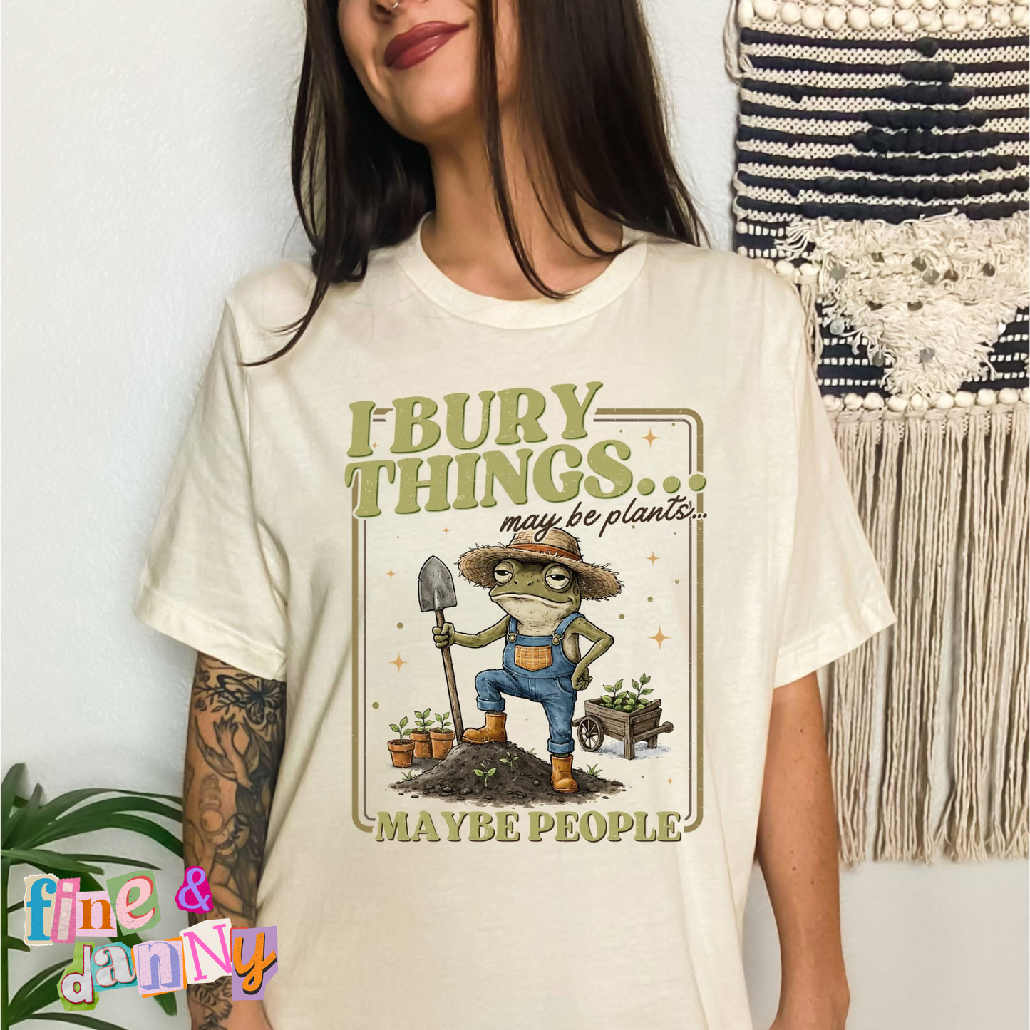 I Bury Things Frog Tee