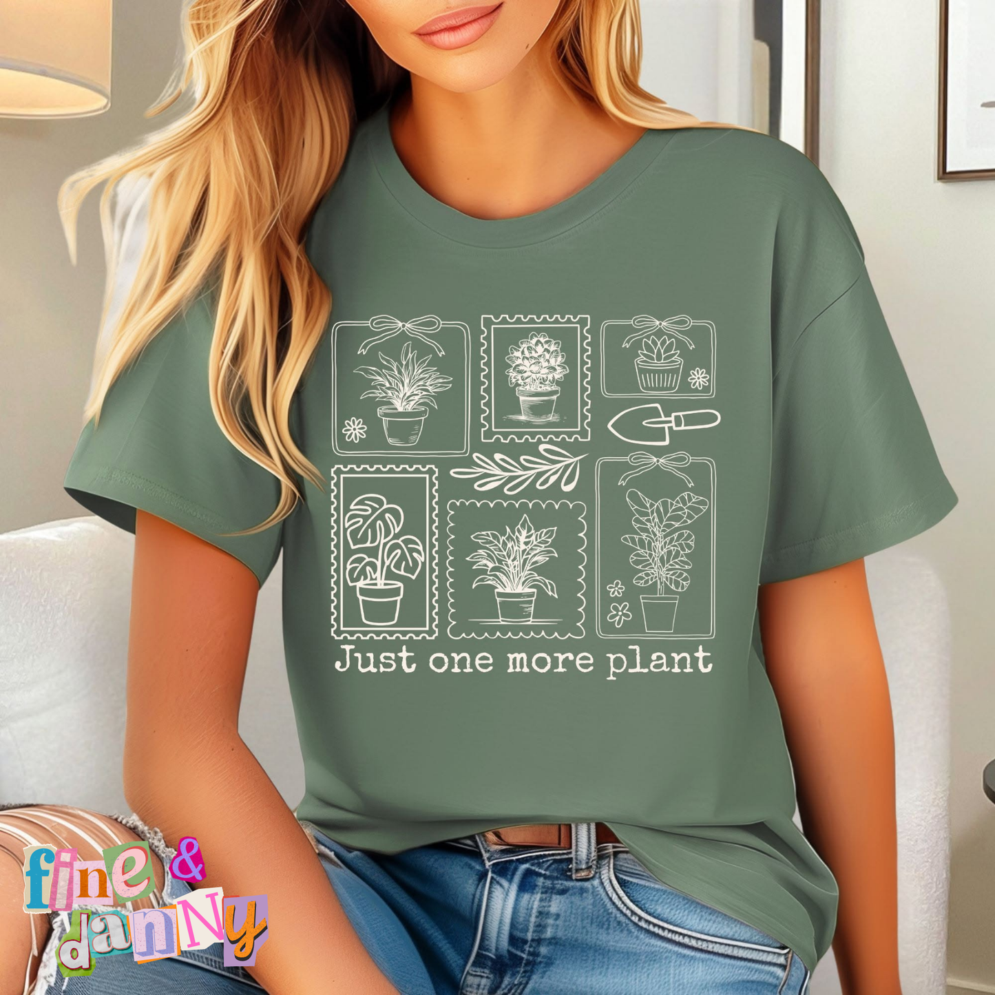 Just One More Plant Stamps Tee