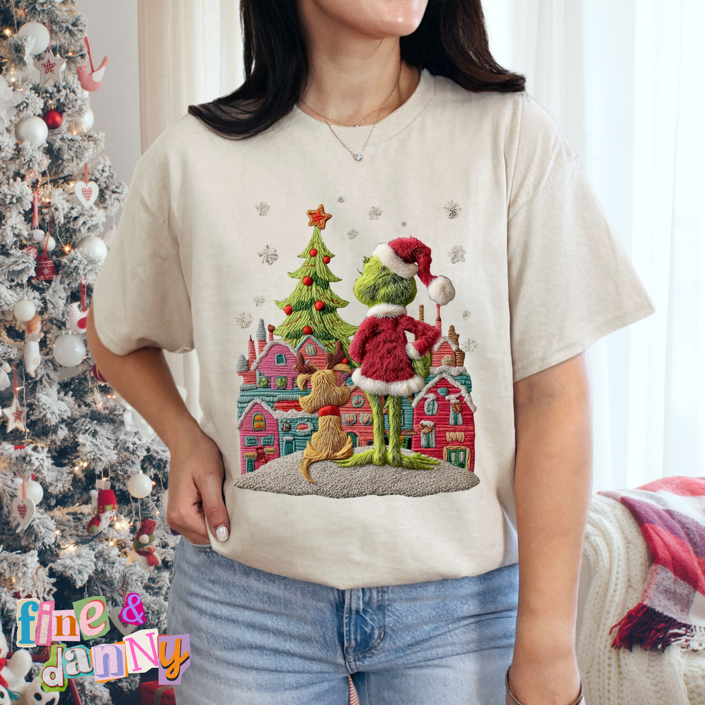 Grnch Max Wville Faux Yarn Tee