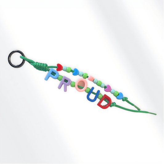 PROUD Bag Charm