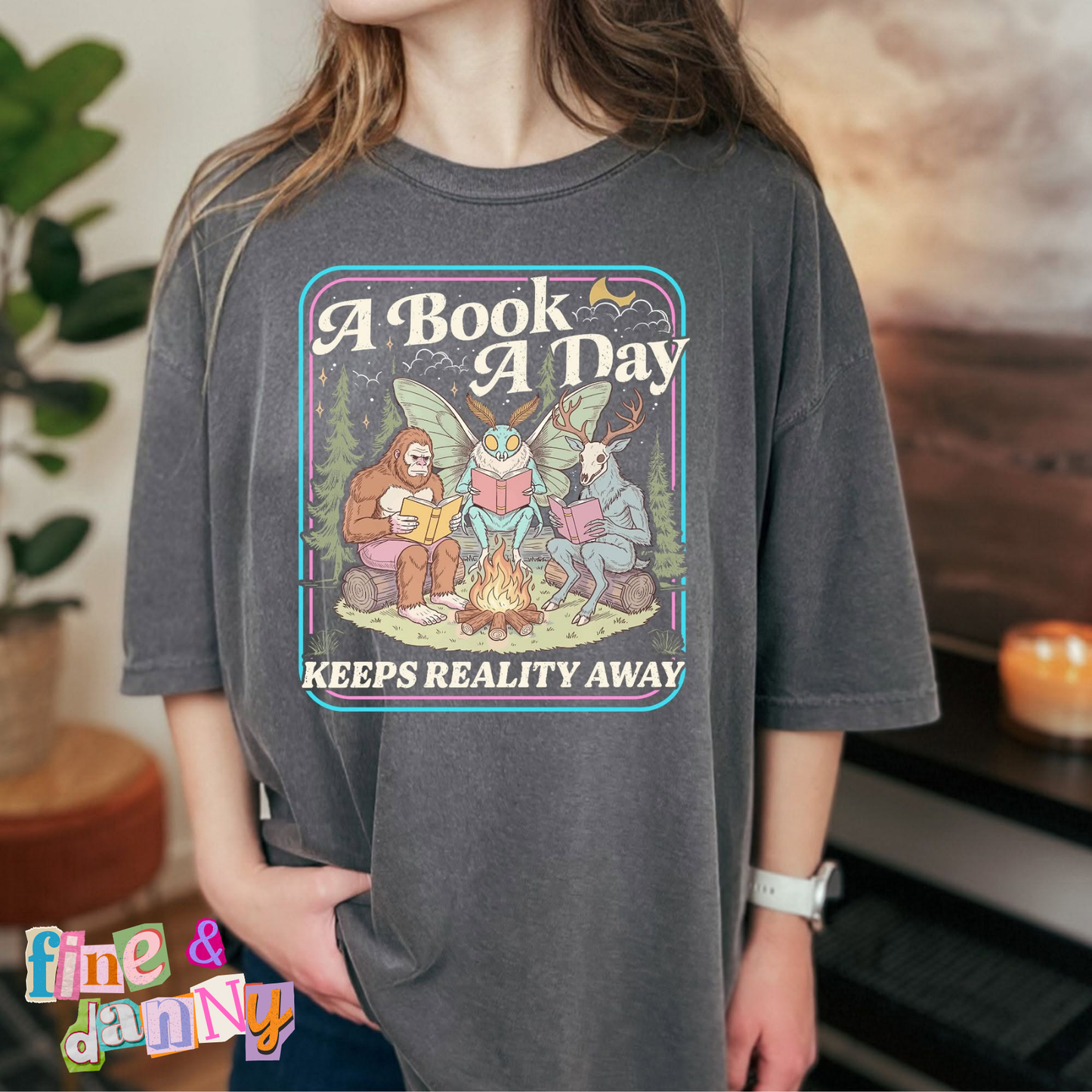 A Book A Day Cryptids Tee
