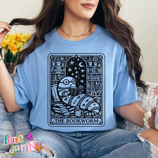 The Bookworm Card Tee