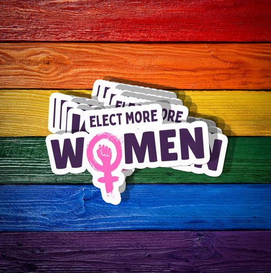 Elect More Women Sticker
